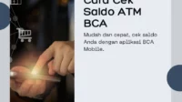 Cara Cek Saldo ATM BCA Lewat Aplikasi BCA Mobile