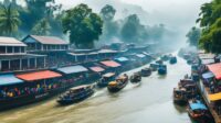 Sungai Yang Dimanfaatkan Sebagai Sarana Transportasi Utama Di Indonesia Yaitu